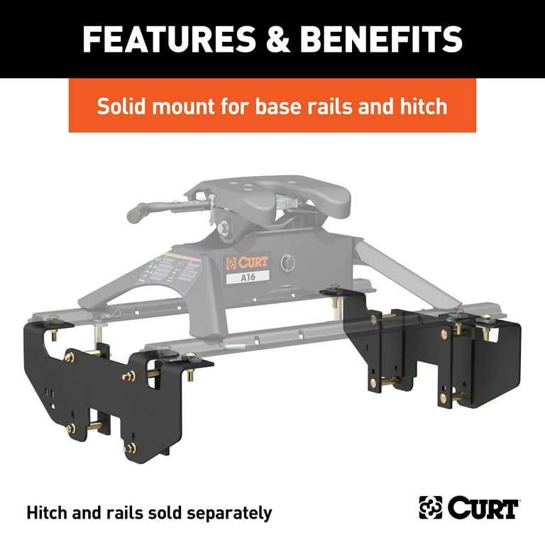 CURT 16419 5th Wheel Hitch Installation Brackets for Select Dodge Ram 1500 CURT 16419 5th Wheel Hitch Installation Brackets for Select Dodge Ram 1500